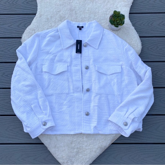 Express White Jacket - Picture 1 of 3